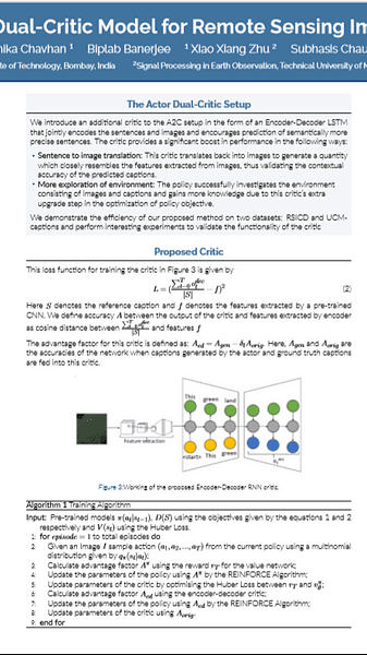 A Novel Actor Dual-Critic Model for Remote Sensing Image Captioning