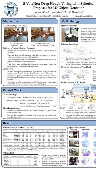 S-VoteNet: Deep Hough Voting with Spherical Proposal for 3D Object Detection