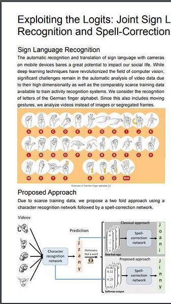 Exploiting the Logits: Joint Sign Language Recognition and Spell-Correction