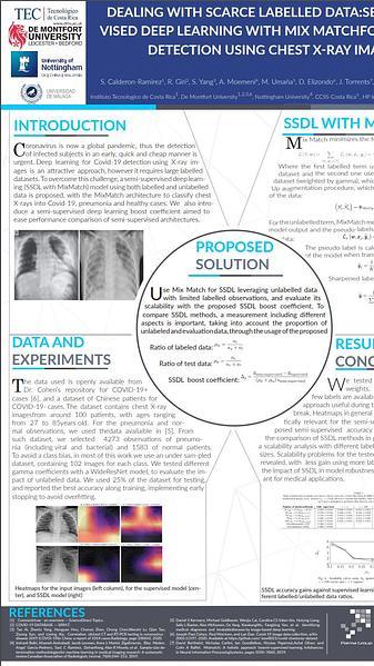 Dealing with Scarce Labelled Data: Semi-supervised Deep Learning with Mix Match for Covid-19 Detection Using Chest X-ray Images