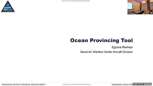 Ocean Provincing Tool