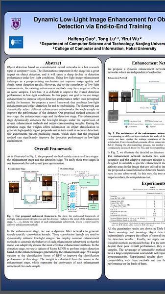 Dynamic Low-Light Image Enhancement for Object Detection via End-to-End Training