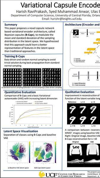 Variational Capsule Encoder