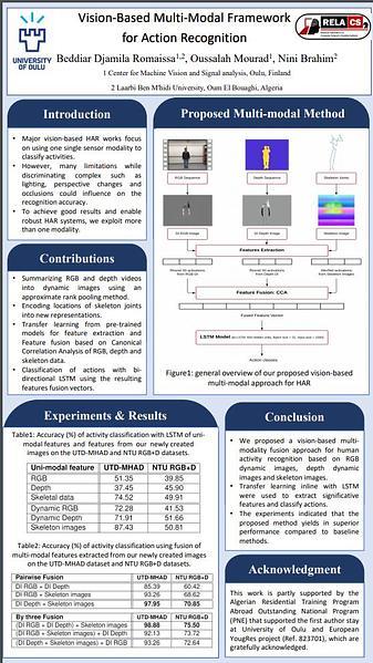 Vision-Based Multi-Modal Framework for Action Recognition