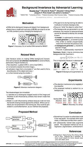 Background Invariance by Adversarial Learning