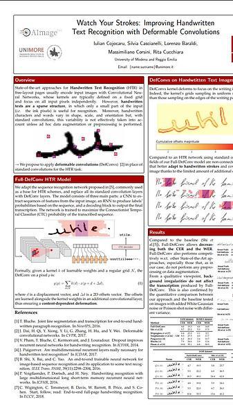 Watch Your Strokes: Improving Handwritten TextRecognition with Deformable Convolutions