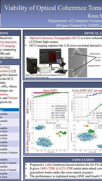 Viability of Optical Coherence Tomography for Iris Presentation Attack Detection