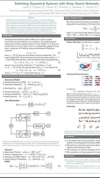 Switching Dynamical Systems with Deep Neural Networks