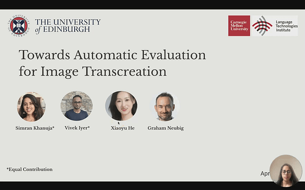 Towards Automatic Evaluation for Image Transcreation