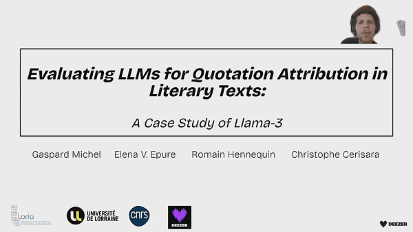 Evaluating LLMs for Quotation Attribution in Literary Texts: A Case Study of LLaMa3
