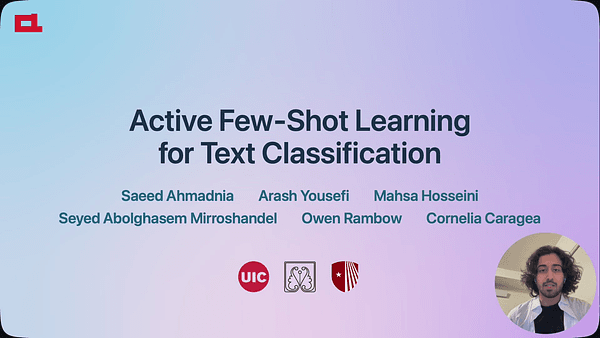 Active Few-Shot Learning for Text Classification