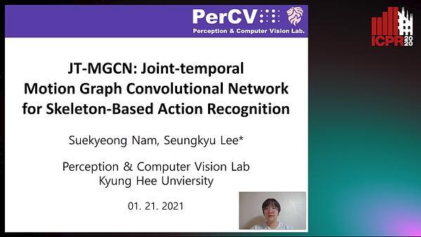 JT-MGCN: Joint-temporal Motion Graph Convolutional Network for Skeleton-Based Action Recognition