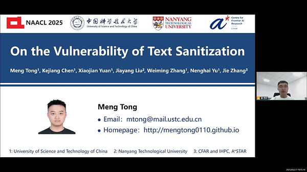 On the Vulnerability of Text Sanitization