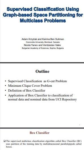 Supervised Classification Using Graph-based Space Partitioning for Multiclass Problems