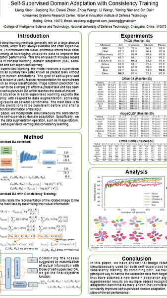 Self-Supervised Domain Adaptation with Consistency Training