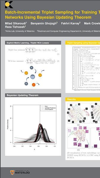 Batch-Incremental Triplet Sampling for Training Triplet Networks Using Bayesian Updating Theorem