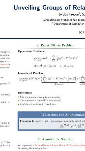 Unveiling groups of related tasks in multi-task learning