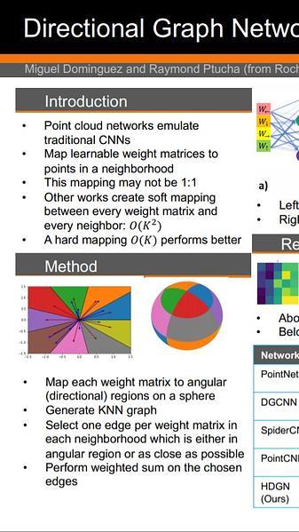 Directional Graph Networks with Hard Weight Assignments