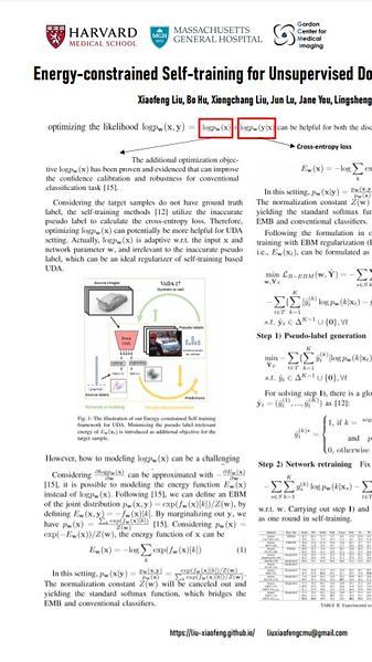 Energy-constrained Self-training for Unsupervised Domain Adaptation