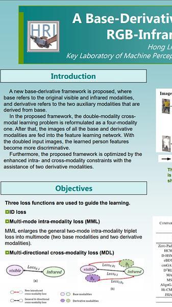 A Base-Derivative Framework for Cross-Modality RGB-Infrared Person Re-Identification