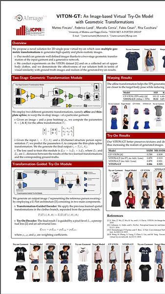 VITON-GT: An Image-based Virtual Try-On Model with Geometric Transformations