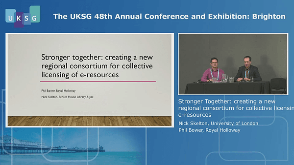 Stronger Together: creating a new regional consortium for collective licensing of e-resources