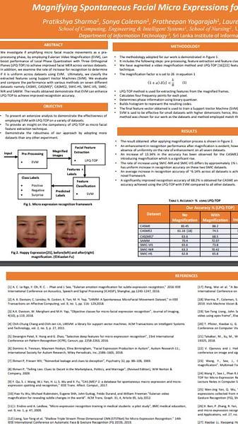 Magnifying Spontaneous Facial Micro Expressions for Improved Recognition