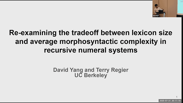 Re-examining the tradeoff between lexicon size and average morphosyntactic complexity in recursive numeral systems