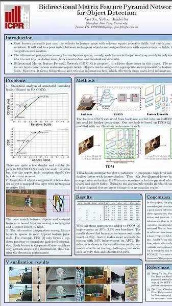 Bidirectional Matrix Feature Pyramid Network for Object Detection