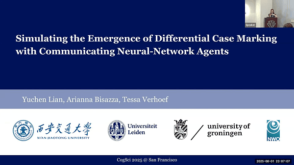 Simulating the Emergence of Differential Case Marking with Communicating Neural-Network Agents