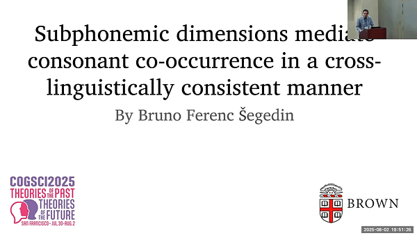 Sub-phonemic featural dimensions mediate consonantal co-occurrence biases in a cross-linguistically consistent manner