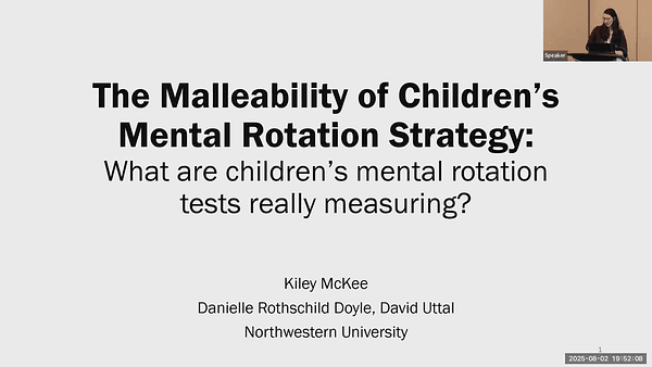 The Malleability of Children's Mental Rotation Strategies: What do children's mental rotation tests really measure?