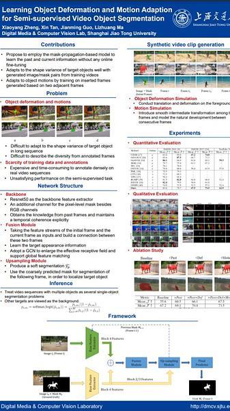 Learning Object Deformation and Motion Adaption for Semi-Supervised Video Object Segmentation