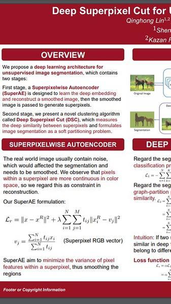 Deep Superpixel Cut for Unsupervised Image Segmentation