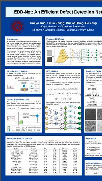 EDD-Net: An Efficient Defect Detection Network