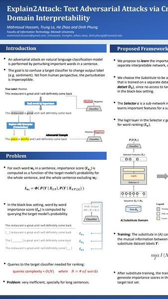 Explain2Attack: Text Adversarial Attacks via Cross-Domain Interpretability