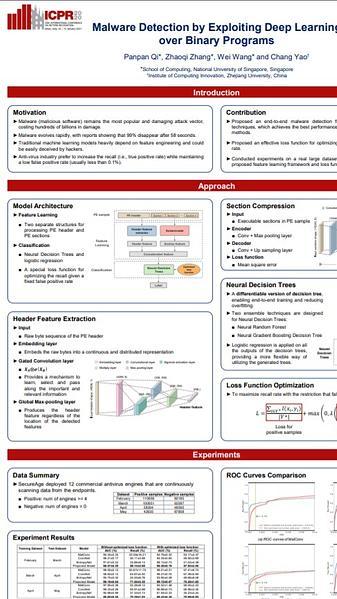 Malware Detection by Exploiting Deep Learning over Binary Programs