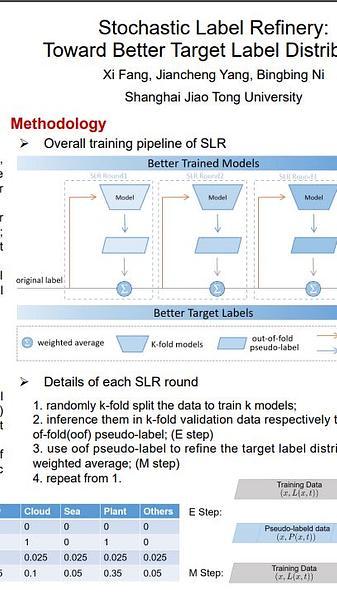 Stochastic Label Refinery: Toward Better Target Label Distribution