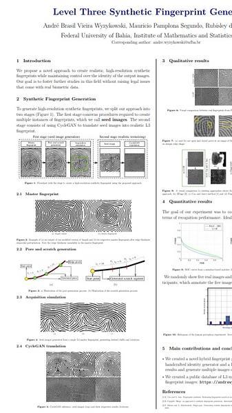 Level Three Synthetic Fingerprint Generation