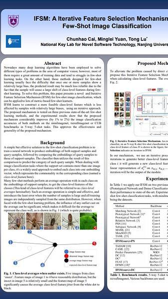 IFSM: A Iterative Feature Selection Mechanism for Few-Shot Image Classification