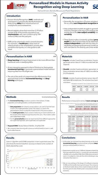 Personalized Models in Human Activity Recognition using Deep Learning