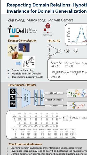 Respecting Domain Relations: Hypothesis Invariance for
Domain Generalization