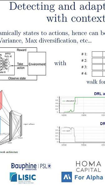 Detecting and adapting to crisis pattern with context based DRL