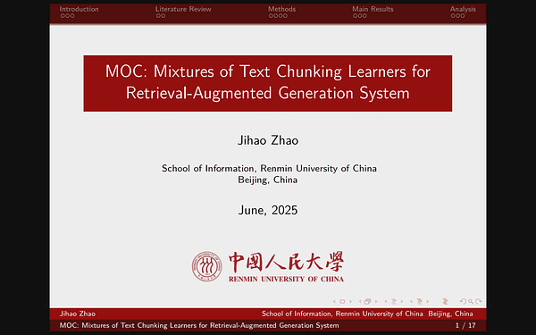 MoC: Mixtures of Text Chunking Learners for Retrieval-Augmented Generation System