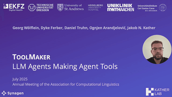 LLM Agents Making Agent Tools