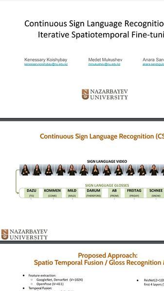 Continuous Sign Language Recognition withIterative Spatiotemporal Fine-tuning