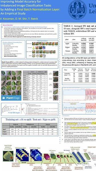 Improving Model Accuracy for Imbalanced Image Classification Tasks by Adding a Final Batch Normalization Layer: An Empirical Study