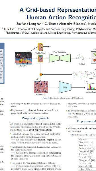 A Grid-based Representation for Human Action Recognition