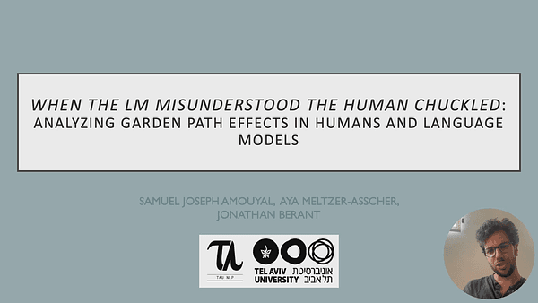 When the LM misunderstood the human chuckled: Analyzing garden path effects in humans and language models