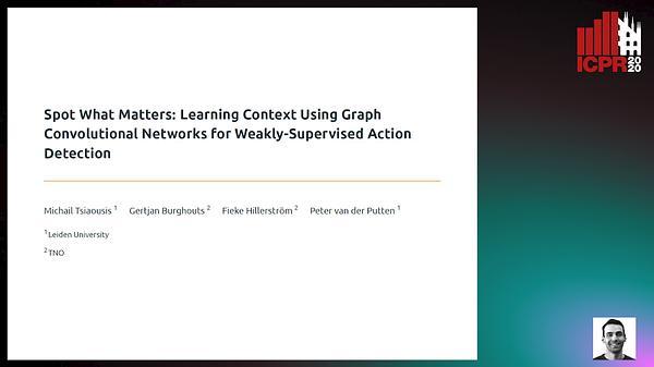 Spot What Matters: Learning Context Using Graph Convolutional Networks for Weakly-Supervised Action Detection